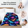 Super Soft Decorative Throw Blanket KPop Demon Hunters Anime Flannel Bedspread for Couch Bed Sofa Cover