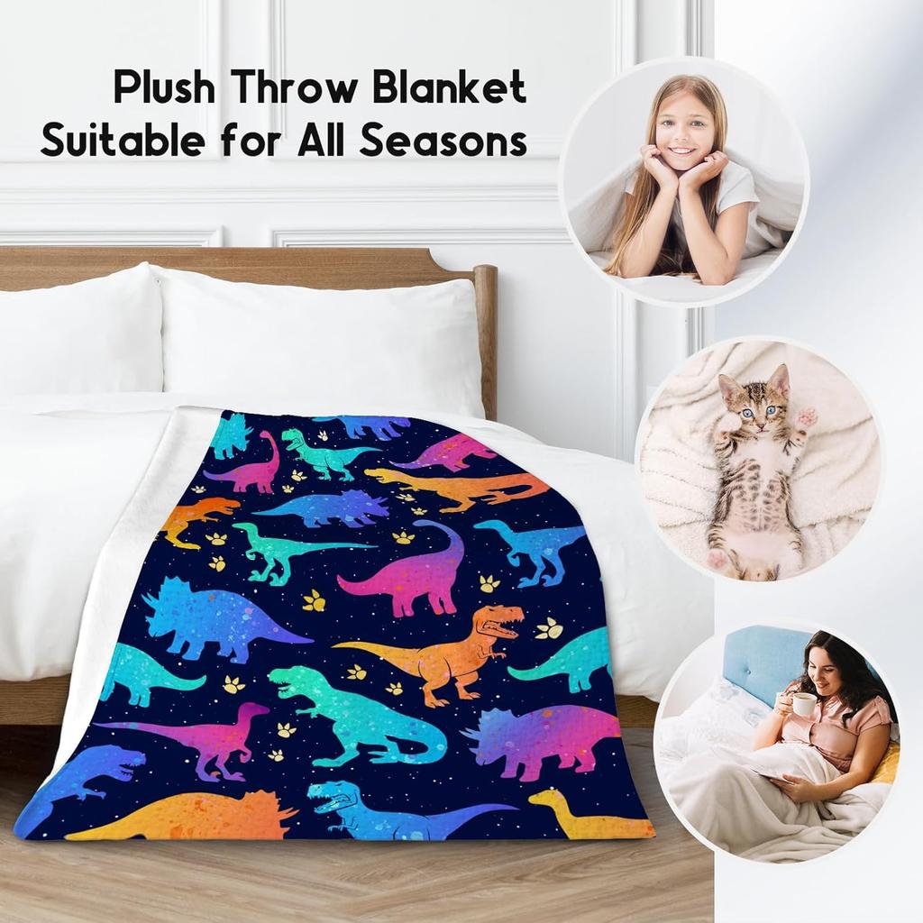 Super Soft Decorative Throw Blanket KPop Demon Hunters Anime Flannel Bedspread for Couch Bed Sofa Cover