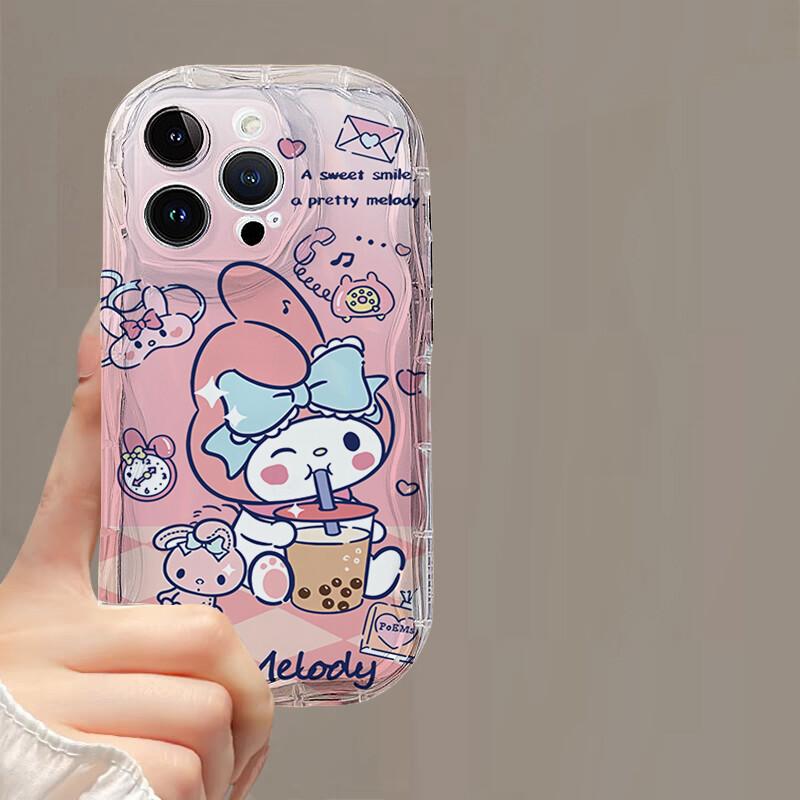 Case For OPPO Realme C85 PRO C83 16 15 Pro 14 5G 5 5i C67 C63 C65 C21Y C35 5G Cute Kuromi Melody Sanrio Clear Phone Casing
