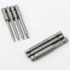 65mm H2-H8 Ball End Hex Bits for Screwdriver 1/4" Hex Shank Bit Kit Magnetic Screwdriver Bit Set