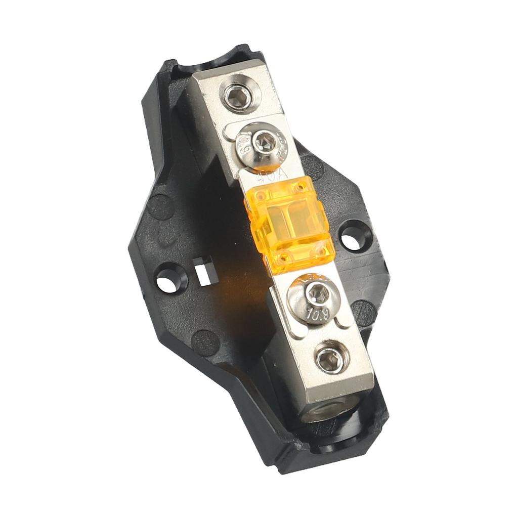 1PC Audio A-Mplifier Modified 40A Fuse Holder High-Performance 40A Brass Fuse Holder Reliable Circuit Breaker For A-Mplifiers