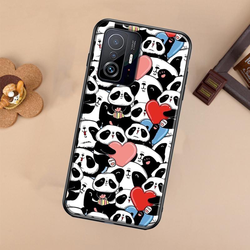Милый Чехол-Панда Для Xiaomi POCO X7 Pro X3 X5 X6 F3 F5 F6 M6 Pro 11T 12T 13T 14T Pro 13 14 Ultra Чехол