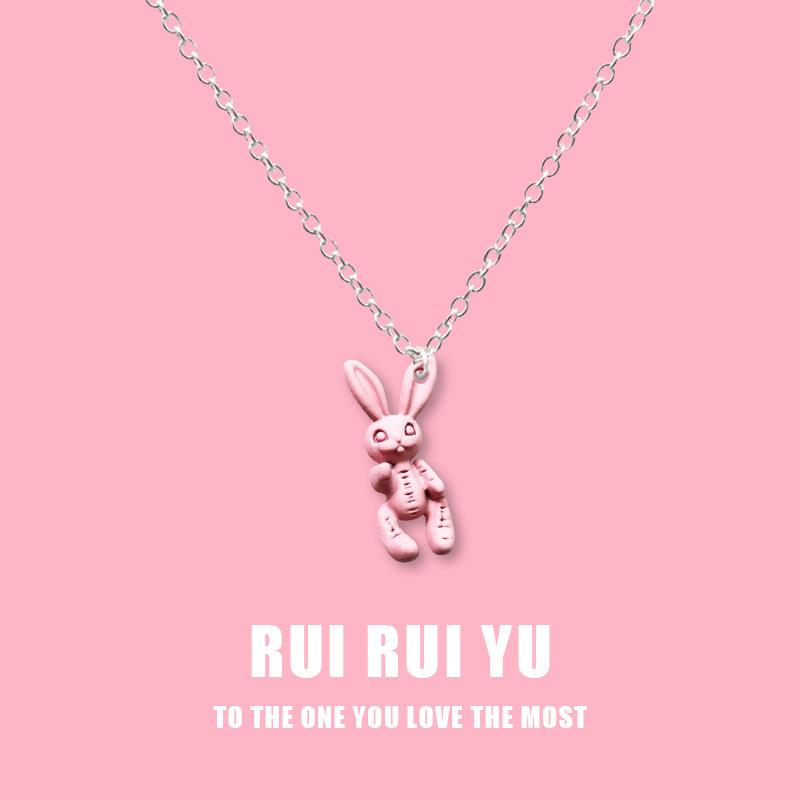 QQs Rogue Rabbit кулон ожерелье кулон ожерелье для женщин мужчин подруга пара любовник ювелирные изделия подарок