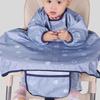 Anti-Dirty Feeding Bib Waterproof Long Sleeves Bib Easy Clean Coverall Baby Bib  Restaurant