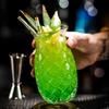 480 ML Pineapple Shaped Glass Cup Transparent Coffee Mug Bar Supplies Cold Drink Cup  Home