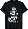 Футболка Bryan Keep Calm and Let Bryan Handle It Унисекс