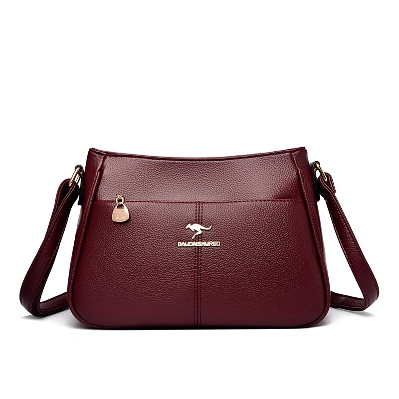 Модная женская сумка кроссбоди, повседневная ретро сумка через плечо, текстура мягкой кожи, женская модная простота, европейский тренд ретро