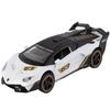 1/32 Lamborghini Aventador SC18 Alston Модель гоночного автомобиля из сплава Металлические литые игрушки Модель спортивного автомобиля Игрушка со звуком и светом Подарок