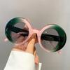 Vintage Round Sunglasses Women  New Fashion Candy Color Outdoor Beach Shades Trendy Ins Brand Designer UV400 Eyewear