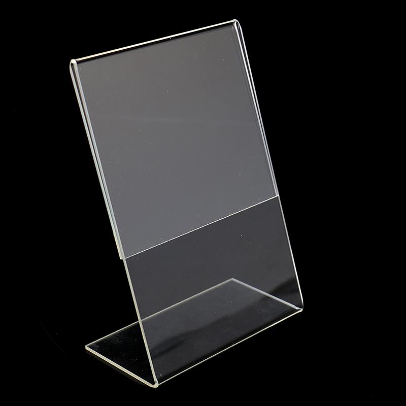 A6 Прозрачный акриловый стенд для показа на столе, полка, высококачественная подставка для карточек