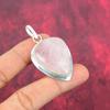 Ювелирные изделия из розового кварца, кулон из стерлингового серебра 925 пробы, ювелирные изделия ручной работы с драгоценными камнями, подарки для жены, абсолютно новый кулон