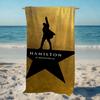 H-Hamilton-N LOGO Towel Large Quick-Drying Microfiber soft Beach Towel for Travel Fitness Sauna Bathing Camping