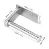 304 Stainless Steel Self Adhesive Toilet Paper Holder Tissue Rack Bathroom Accessory