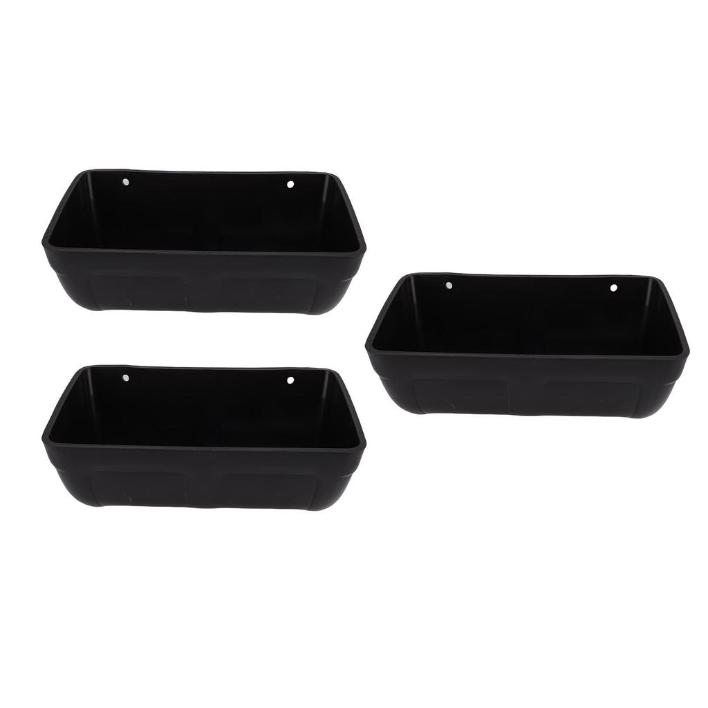 Hanging Poultry Feeder Large Capacity Space Saving Plastic Hanging Chicken Feeder Trough for Farm