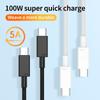 2m PD 100W High-speed Fast Charging Cable Cell Phone Tablet Laptop USB C Device Charge Cord