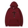 Cross Printed New в толстовки с капюшоном толстовки Harajuku мужская толстовка осень чистый хлопок одежда мода повседневная