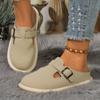 Модные женские тапочки Удобные Легкие Повседневные сандалии Весна Осень Неглубокие Модные тапочки Дизайнерские С круглым носком Слайды Женские