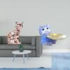Статуэтка Кошки Декоративная Фигурка Животного Скульптура Арт Поделка Украшение для Каминной Полки Подноса Смола