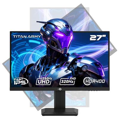 TITAN ARMY P2712V Плоский 16:9 Быстрая IPS UHD 160 Гц Двухрежимный FHD 320 Гц Игровой монитор