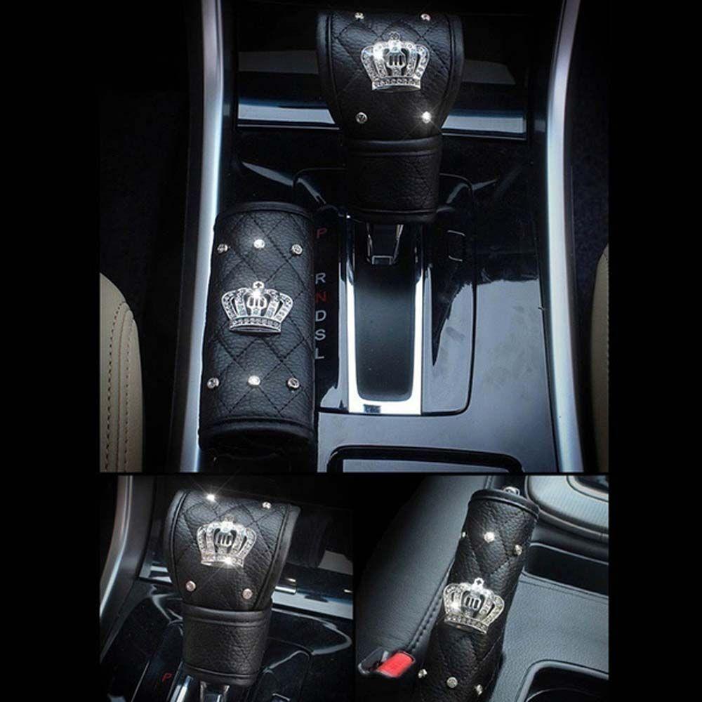Accessories Leather Car Interior Decor Gear Shift Knob Cover Car Seat Belt Cover Hand Brake Cover