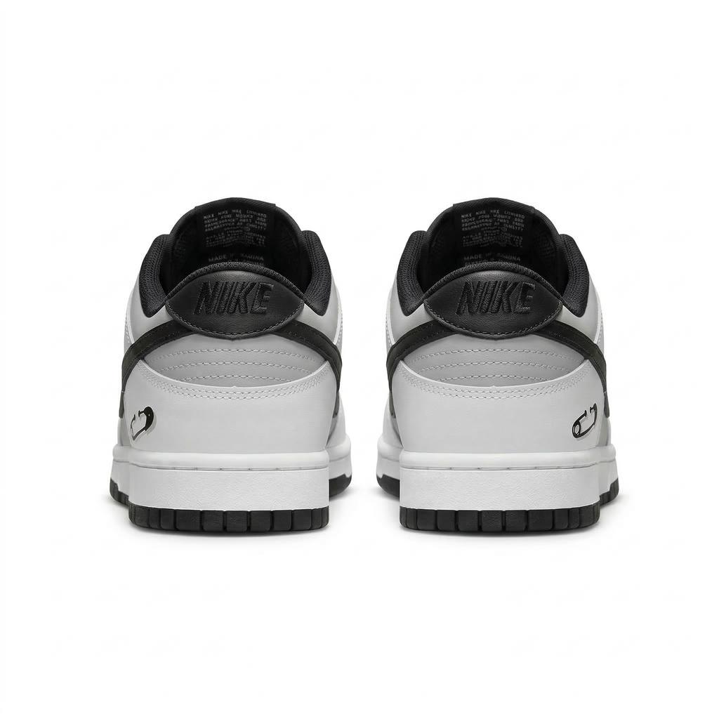 Nike Dunk Lemon Joy Износостойкая Амортизация Низкие Скейтбордические Кроссовки Мужские Черно-Серые DD1391-100(Команда778-)