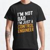 Мужская мода Повседневные футболки с коротким рукавом Я не плохой, я просто инженер по управлению Топы Эстетичные винтажные футболки оверсайз