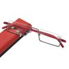 TR90 Presbyopic Glasses Man Blue Light Reading Glasses Men Metal Square Glasses For Sight Plus Lenses With Case Óculos