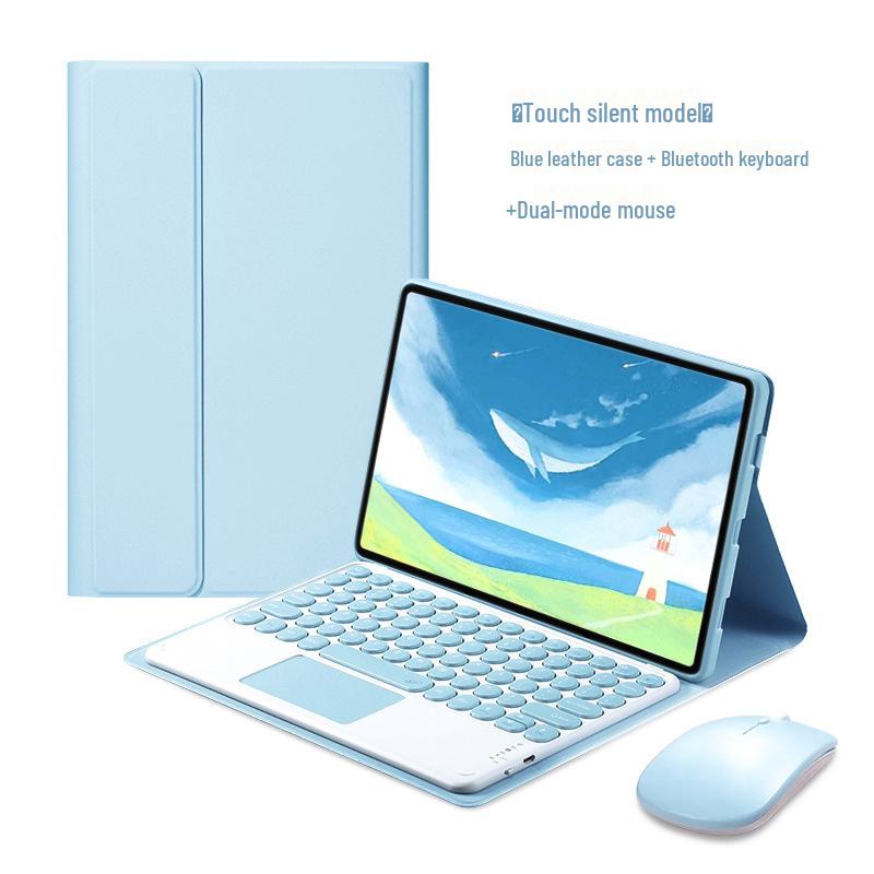 Чехол-клавиатура Bluetooth из кожи для iPad Pro 11 10-го поколения 10.9 со слотом для стилуса - Магнитный защитный чехол для планшета 10.2