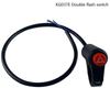 Motorcycle Switch Hazard Light Switch Double Flash Warning Emergency Lamp