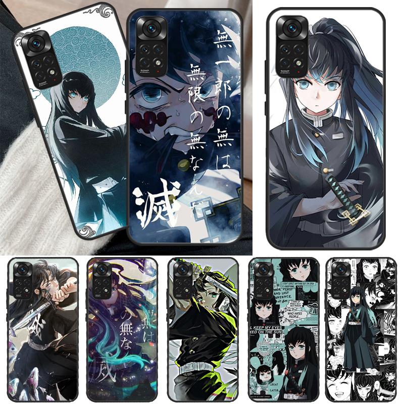 Чехол Muichiro Tokito Kimetsu no Yaiba для Xiaomi Redmi Note 11 Pro 8 9 11S 10S 9S Note 10 Pro, чехол для Redmi 10 10C 9A 9C
