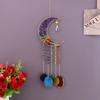 Handmade Natural Crystal Suncatcher Tumbled Stones Moonstone Pendant Butterfly Wind Chime Home & Garden Decoration