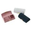 Solid Color Jewelry Display Tray Velvet Women Jewelry  Box Finger Ring Box Portable Earring Box