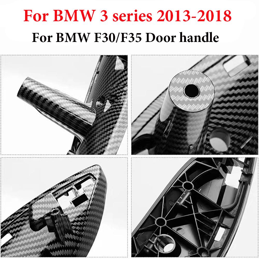 Высокое качество Для BMW F30 F80 F31 F32 F34 F35 Черный Передний Задний Левый/Правый Отделка Двери Ручка-Панель Ручка Внутренняя Дверь