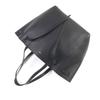 Excellent CELINE Tote Bag Kava Phantom Small With logo black Soft grain calf Women 18902 Used
