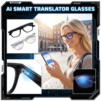Умные многоязычные Bluetooth-очки для перевода, умные очки для музыкальных звонков и перевода языка в реальном времени