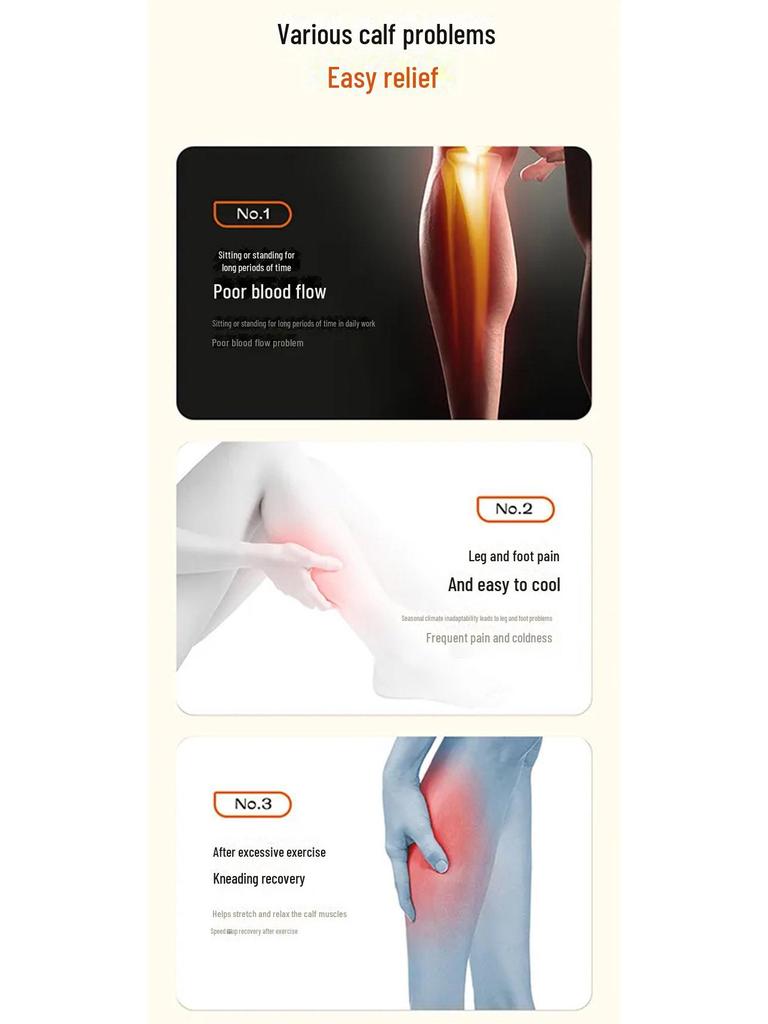 Многофункциональный электрический массажер для ног с давлением воздуха и подогревом