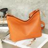 One Shoulder Crossbody Vintage Bag Women's Bag Large Capacity Crystal Plant Tanned Cow Pitot Bag
