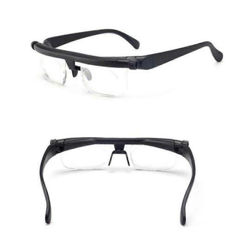 3pcs Dial Adjustable Glasses Variable Focus For Reading Distance Vision Eyeglasses