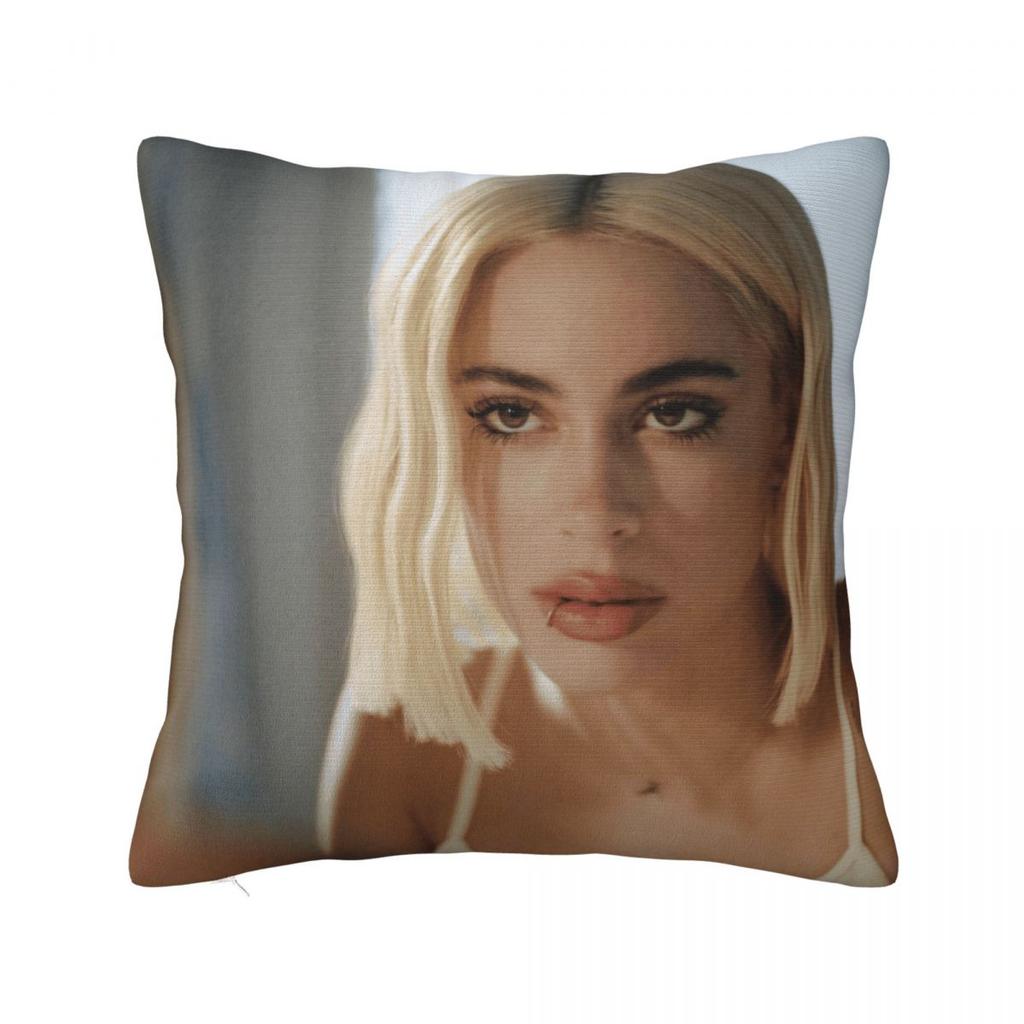 TINI STOESSEL Futttura Tour Square Pillowcases Seat Singer Cushion Cover Funny Throw Pillow Case