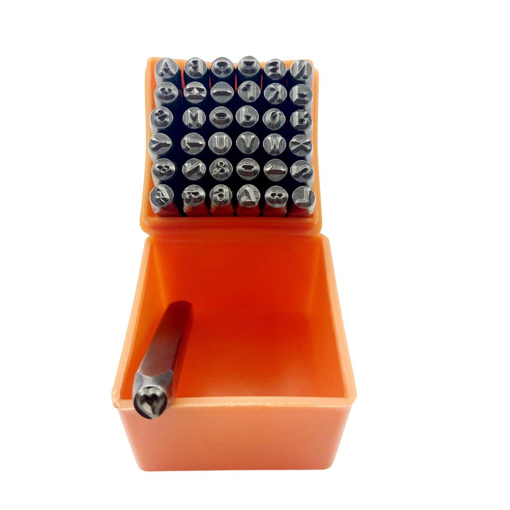 37 Pcs Letter Punch Set Number Stamping Set Stamping Tool For Leather Crafting Jewelry Engraving And Metal Stamping