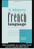 Книга A History of the French Language