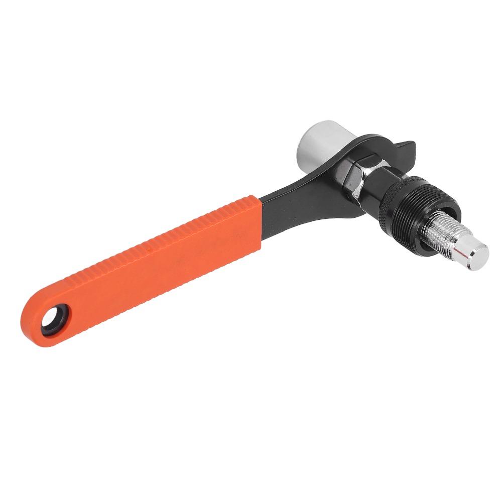 with 18mm Spanner Wrench Bike Crank Extractor Crank Removal Tool Set For Bicycle Maintenance