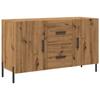 VidaXL Buffet chêne artisanal 100x36x60 cm bois d'ingénierie, meuble de rangement, meuble de rangement de cuisine, meuble de 857321