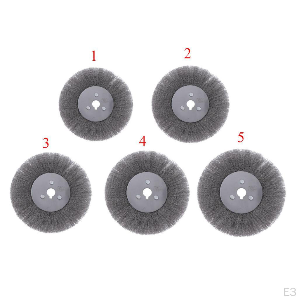 Круглая щетка из нержавеющей стальной проволоки