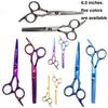 6 Inch Tooth Scissors Flat Scissors for Barbers and Hairdressers Special Fine Scissors for Thinning Haircuts and Hair