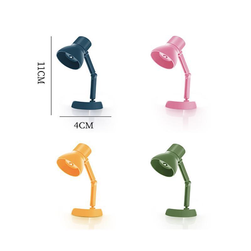 1шт мини-книжный светильник складная светодиодная настольная настольная лампа для чтения книг