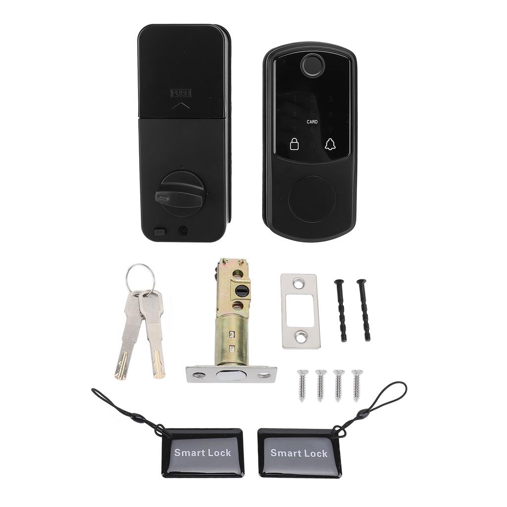 Smart Lock with Keypad 5 Unlocking Methods Auto Lock Electronic Deadbolt Fingerprint Lock for Home