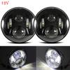 For Lada 4x4 Urban Niva Wrangler TJ JK LJ CJ Land Rover Defender Hummer Running Lights 7 Inch LED Headlight H4 Hi-Lo