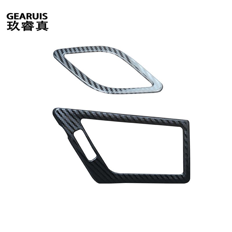 Для BMW X1 E84 2010-2015 Стайлинг автомобиля Передняя центральная панель управления Приборная панель Air AC Розетка Рамка Крышка Наклейки Отделка