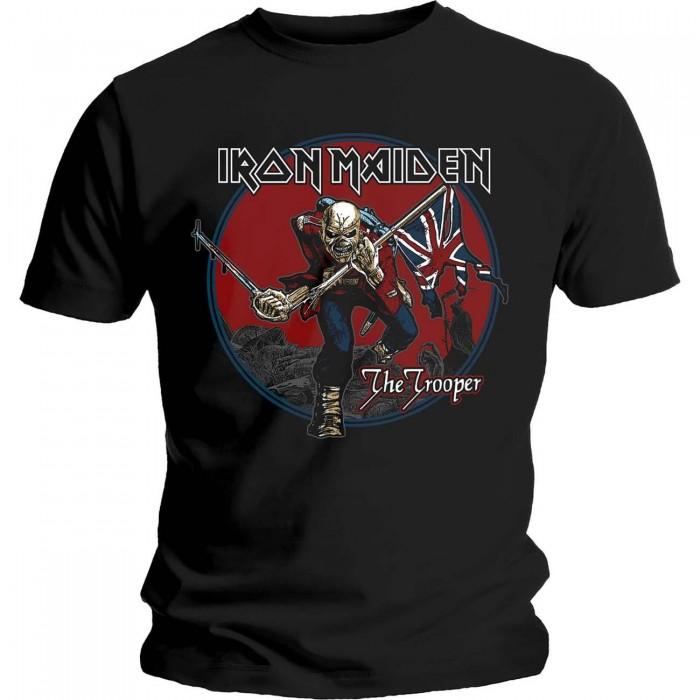 Iron Maiden Футболка унисекс для взрослых Trooper Red Sky